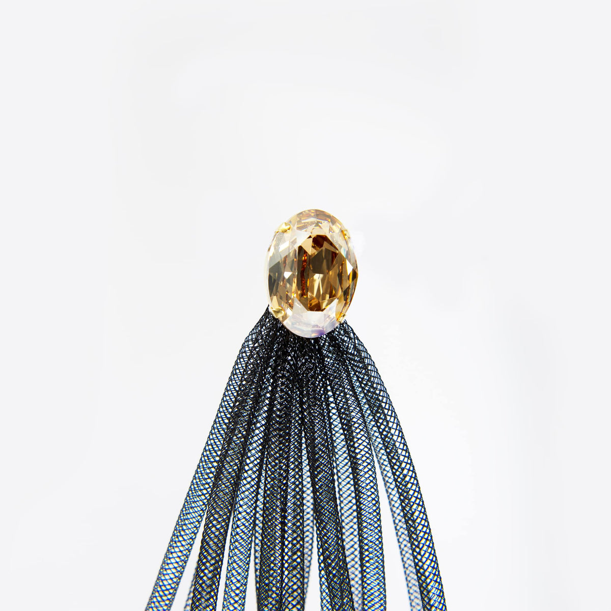 ★MIDNIGHT MOMENT.★ sheer bold earring Dazzling Midnight Cascade – Sharon Vaizer