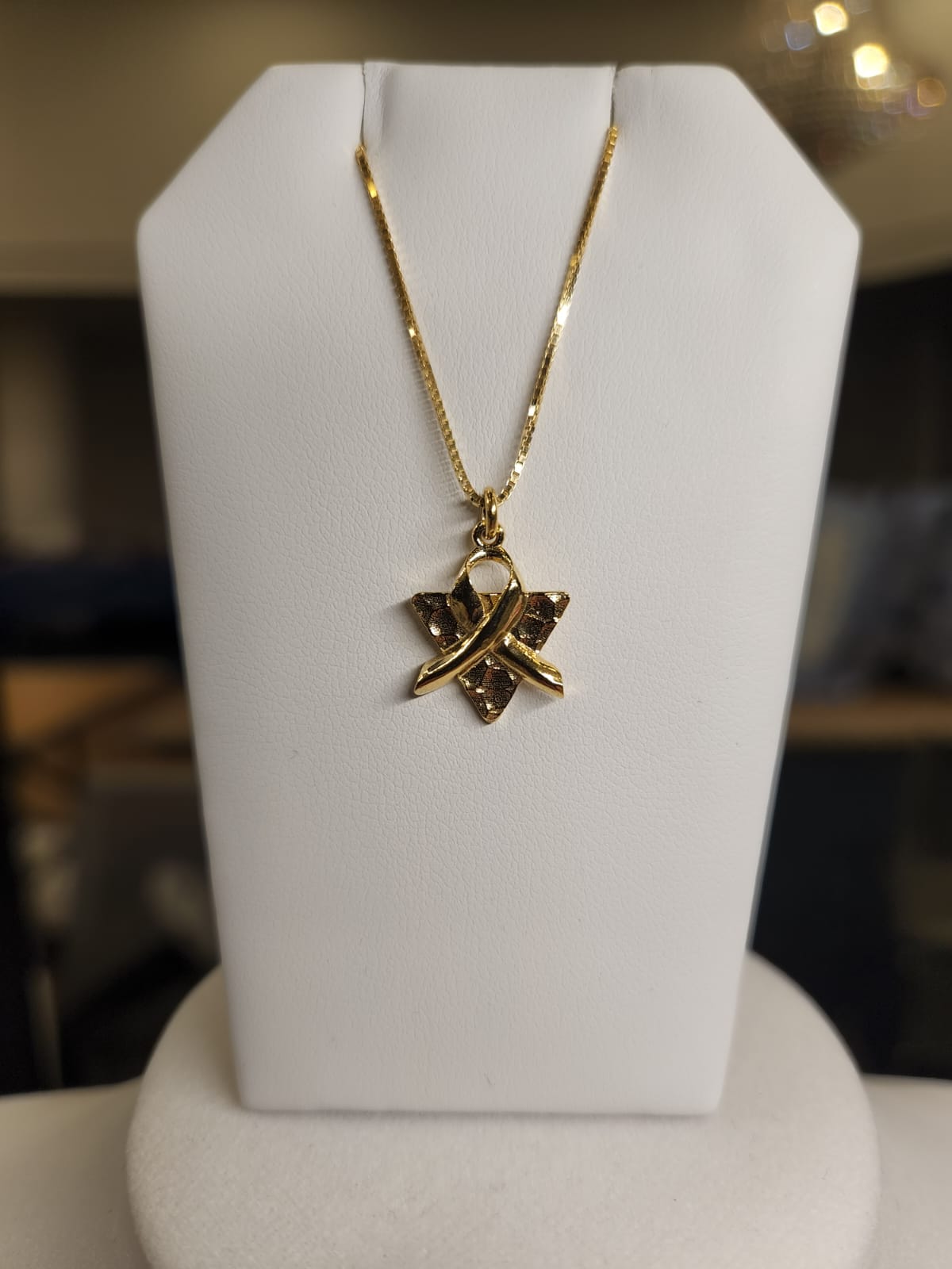 14K Gold Plated Star of David combined with the Hostages’ symbol